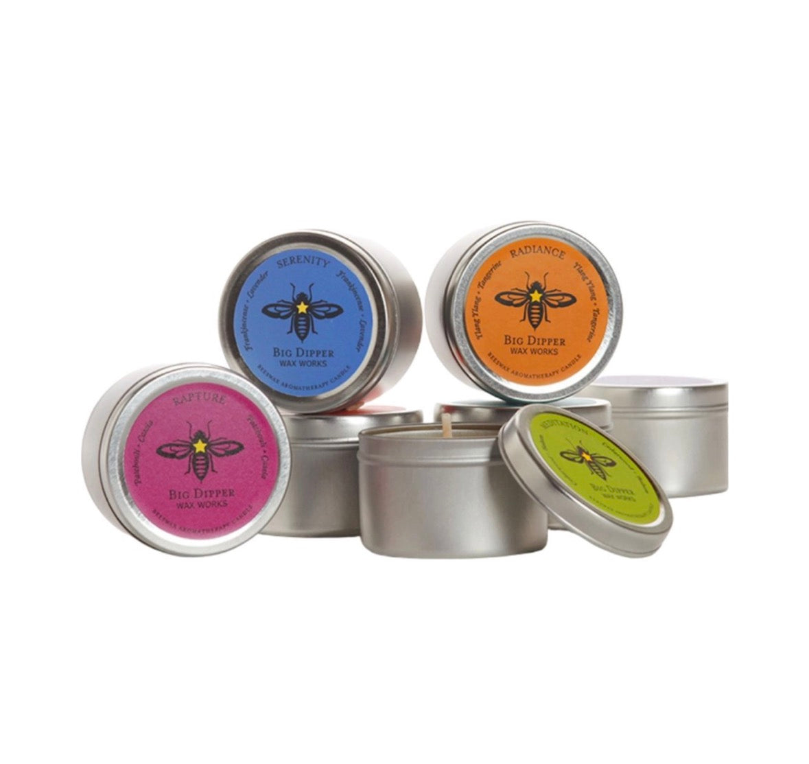 🐝Aromatherapy Travel Tin – Beeswax Candles🐝